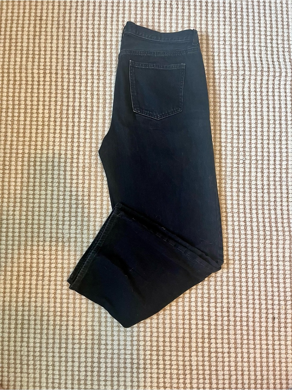 UNIQLO Wide Leg Jeans Black Waist 30
